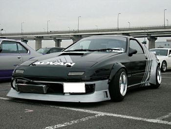 Bosozoku styled Mazda RX7 FC