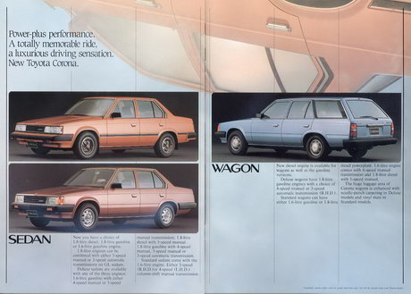 Factory stock Corona sedan and wagon