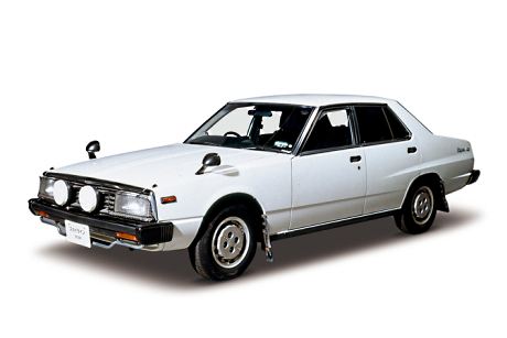 Factory stock facelifted Nissan Skyline C210