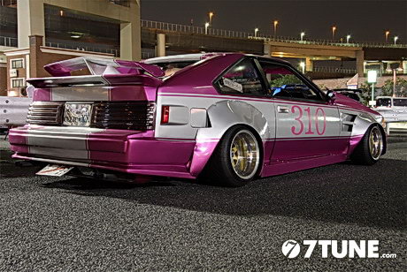 Bosozoku style Celica XX with MZ10 nose conversion