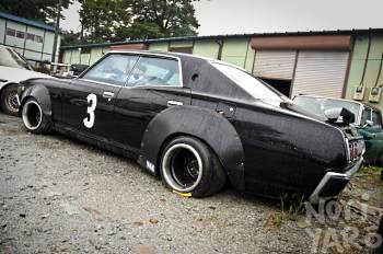 Widest rims I ever saw on a Nissan Laurel