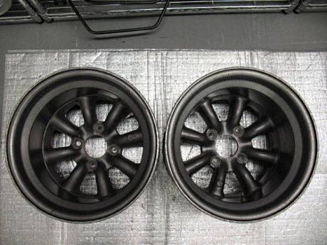 Two 12J wide 14 inch RS Wantanabe rims