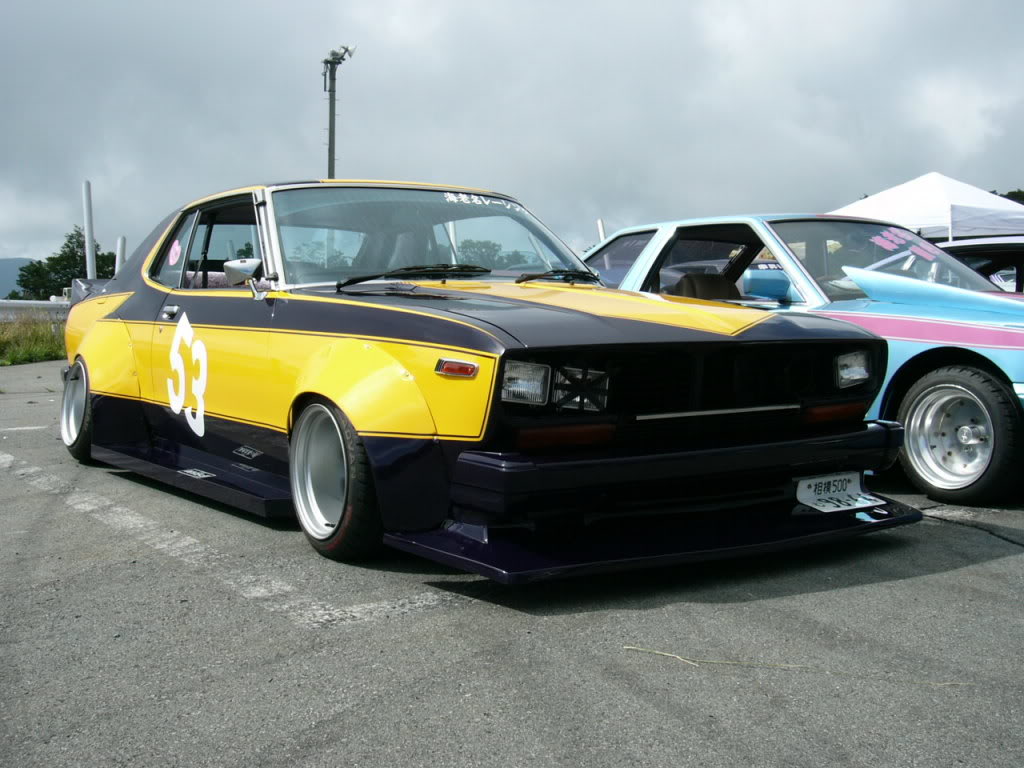Nissan Laurel C130 with swapped headlights