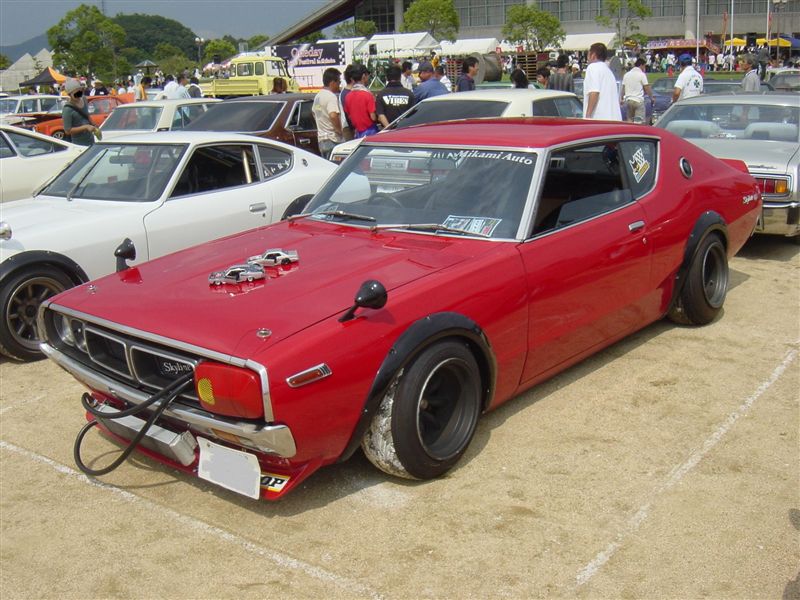 A bosozoku style Kenmeri Skyline C110