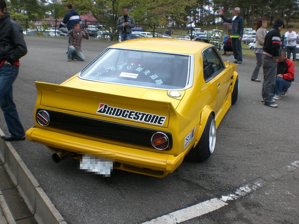 Nice spoiler and Nissan Cherry E10 Coupe taillights