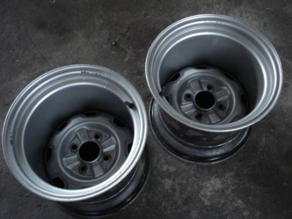 Deep dish 14 inch 12J steel rims