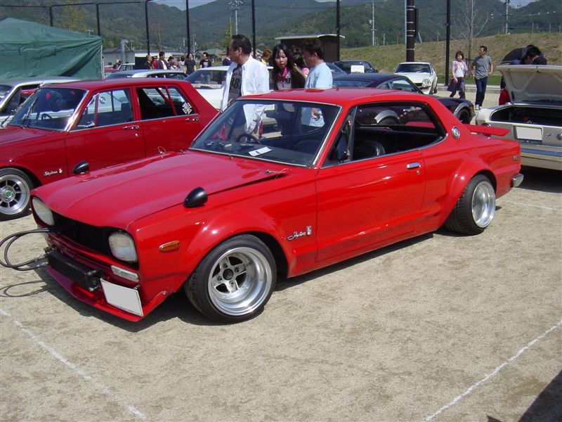 Deep dish SSR Mk III on a Nissan Skyline KGC10