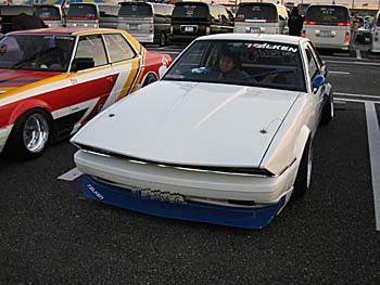 Lengthened hood and overfenders on this Soarer