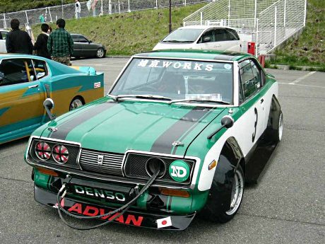 Bosozoku style Toyota Corona Mark II coupe RT70