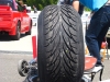 Stretched tires at HistoriX Japan