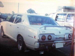 Nissan Cedric 330 with Yonmeri Skyline C110 tail lights