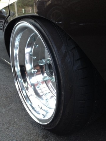 Stretched tires over a SSR Mk I rim